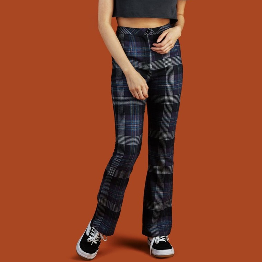 UNIF Plaid Winx Pant Purple Blue size 26